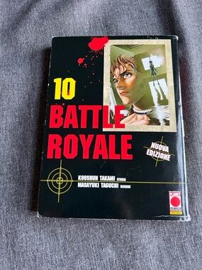 Battle Royale Vol. 10 Manga - Black & Red Cover